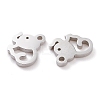 Non-Tarnish 304 Stainless Steel Charms LS-STAS-Y002-12P-2