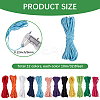 120M 12 Colors Cotton String Threads for Crafts Knitting Making DIY-SC0028-62-2