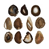 Natural Agate Nuggets Slice Links Connector Charms G-E022-M06-1