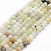 Natural Flower Amazonite Beads Strands G-D840-24-4mm-1