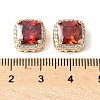 Brass Micro Pave Cubic Zirconia Beads KK-A253-20G-02-3