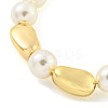 ABS Imitation Pearl Beaded Braclets BJEW-P322-18G-2