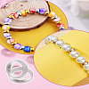 30Pcs Flat Round 201 Stainless Steel Spacer Beads STAS-LP0001-99-4
