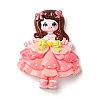 Cartoon Girls Opaque Resin Decoden Cabochons RESI-S392-05A-01-1
