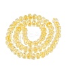 Crackle Transparent Glass Beads Strands GLAA-N068-03A-14-2