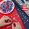 900Pcs 6 Styls Independence Day Themed Eco-Friendly Transparent Acrylic Beads Sets MACR-SP0001-55-3