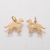 304 Stainless Steel Puppy Pendants LS-STAS-Q201-T464G-2