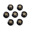 Dyed Black Synthetic Turquoise Beads G-F775-B03-1