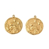 304 Stainless Steel Pendants STAS-V015-51G-1