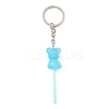 Resin Bear Lollipop Pendant Keychain KEYC-JKC00522-02-4