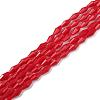 Opaque Glass Beads Strands GLAA-P001-03A-08-1