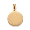 304 Stainless Steel Pendants STAS-F252-16G-2