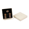 Cardboard Paper Jewelry Storage Boxes with Sponge CON-P023-01E-02-3