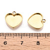 304 Stainless Steel Connector Cabochon Settings X-STAS-N115-39G-3