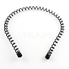Hair Accessories Iron Wavy Hair Band Findings X-OHAR-Q043-03-1
