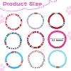 Love Bless Stretch Bracelet Sets for Teen Girl Women BJEW-SW00006-2