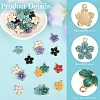 30Pcs Alloy Enamel Pendants ENAM-YW0005-92-5