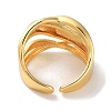 Brass Open Cuff Rings for Women RJEW-E292-18G-3