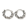 316 Surgical Stainless Steel Hoop Earrings EJEW-D096-19F-AS-1