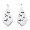 Non-Tarnish 201 Stainless Steel Pendants STAS-N090-LA956-1-2