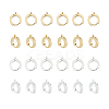 24Pcs 2 Colors 201 Stainless Steel Huggie Hoop Earrings Findings STAS-DC0015-46-8