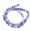 Natural Striped Agate/Banded Agate Beads Strands G-I261-C02-6mm-2
