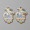 Alloy Enamel Pendants FIND-CJC0011-26A-1