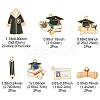 14Pcs 7 Styles Graduation Season Alloy Enamel Pendants ENAM-FS0001-80-4