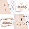12Pcs 2 Colors Brass Micro Pave Cubic Zirconia Charms KK-FH0007-76-3