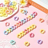 50Pcs Acrylic Linking Rings OACR-YW0003-57-5