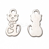 Non-Tarnish 201 Stainless Steel Charms STAS-I172-49P-2