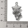 Alloy Rhinestone Pendants PALLOY-F312-52-3
