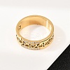 304 Stainless Steel Micro Pave Cubic Zirconia Finger Rings for Women RJEW-K315-02G-2