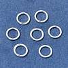 Brass Open Jump Rings KK-CBA1A60-06F-S-1