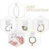1 Set Paper Hair Ties Display Cards AJEW-WR0002-30-7
