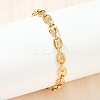 304 Stainless Steel Link Chain Bracelets for Women BJEW-Z143-25G-3