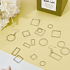 DIY 304 Stainless Steel Geometry Dangle Earrings Making Kit DIY-DR0001-36-5