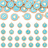 26Pcs Alloy Enamel Pendants ENAM-TA0002-86B-1