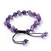 Adjustable Nylon Cord Braided Bead Bracelets BJEW-JB04520-02-3