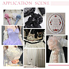 Mermaid Color Polyester Pleated Lace Trim Ribbon DIY-WH0401-58A-5