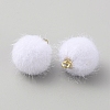 Faux Mink Fur Covered Pendants DIY-WH0401-92A-1
