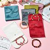 6Pcs 6 Colors Velvet Jewelry Pouches ABAG-CJ0001-04-5