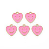 Alloy Enamel Charms X-ENAM-T016-12D-RS-1