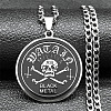 201 Stainless Steel Pendant Necklaces LS-NJEW-C066-05P-1