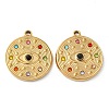 Ion Plating(IP) 304 Stainless Steel Pendants STAS-I306-07B-G-1