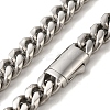 Non-Tarnish 304 Stainless Steel Curb Necklaces NJEW-Q337-04A-P-2
