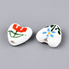 Handmade Porcelain Ceramic Beads PORC-T134-28M-3