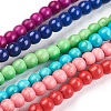 Synthetic Turquoise Beads Strands TURQ-G106-4mm-02-1