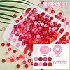 1600Pcs 8 Styles Opaque &  Transparent Plastic Beads KY-SZ0001-52-2