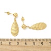 Ion Plating(IP) 304 Stainless Steel Teardrop Dangle Stud Earrings for Women EJEW-A119-16G-5